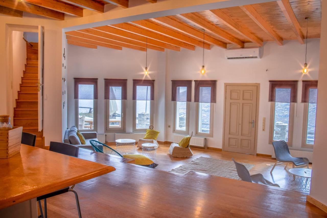 Anastasis Luxury Villa Andros With Heated Pool Sineti 外观 照片