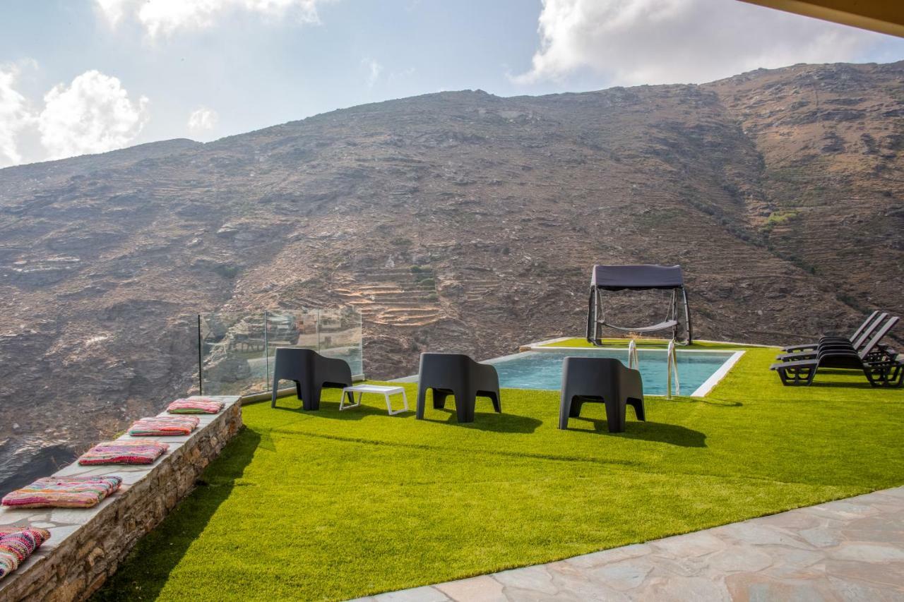 Anastasis Luxury Villa Andros With Heated Pool Sineti 外观 照片