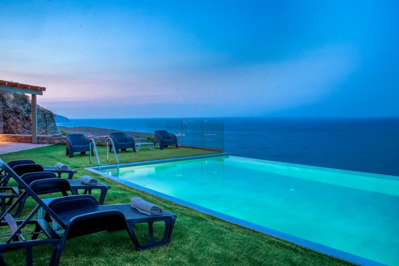 Anastasis Luxury Villa Andros With Heated Pool Sineti 外观 照片